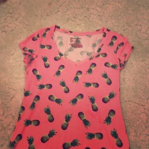 Short sleeve Pineapple top